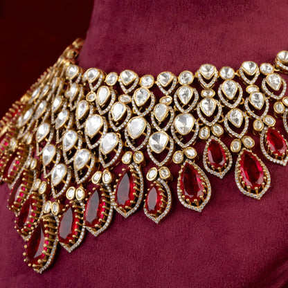 Risayat Victorian Necklace & Earrings Set