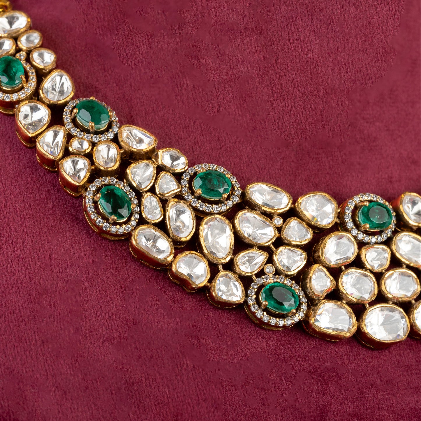 Charana Victorian Necklace & Earrings Set