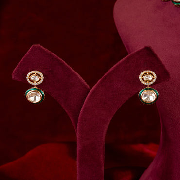 Samitha Moissanite Necklace & Earrings Set