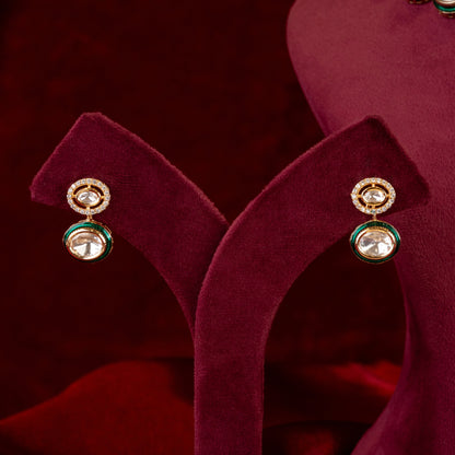 Samitha Moissanite Necklace & Earrings Set