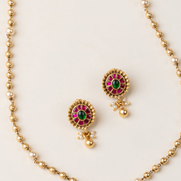 Sindura Necklace & Earrings Set