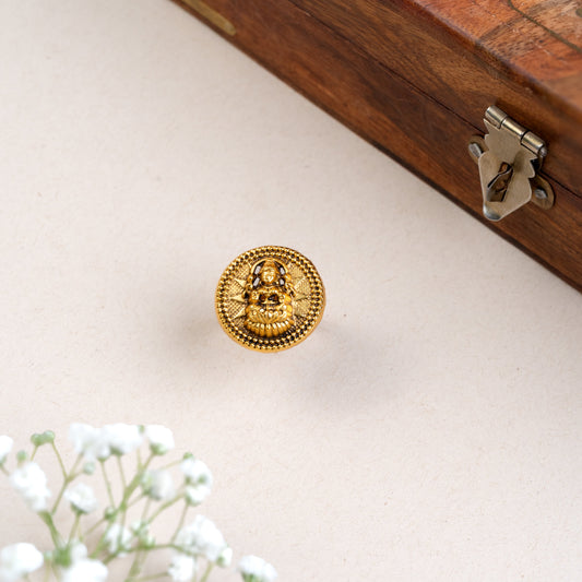 Goddess Lakshmi Temple Ring