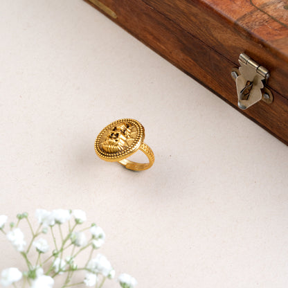 Goddess Lakshmi Temple Ring