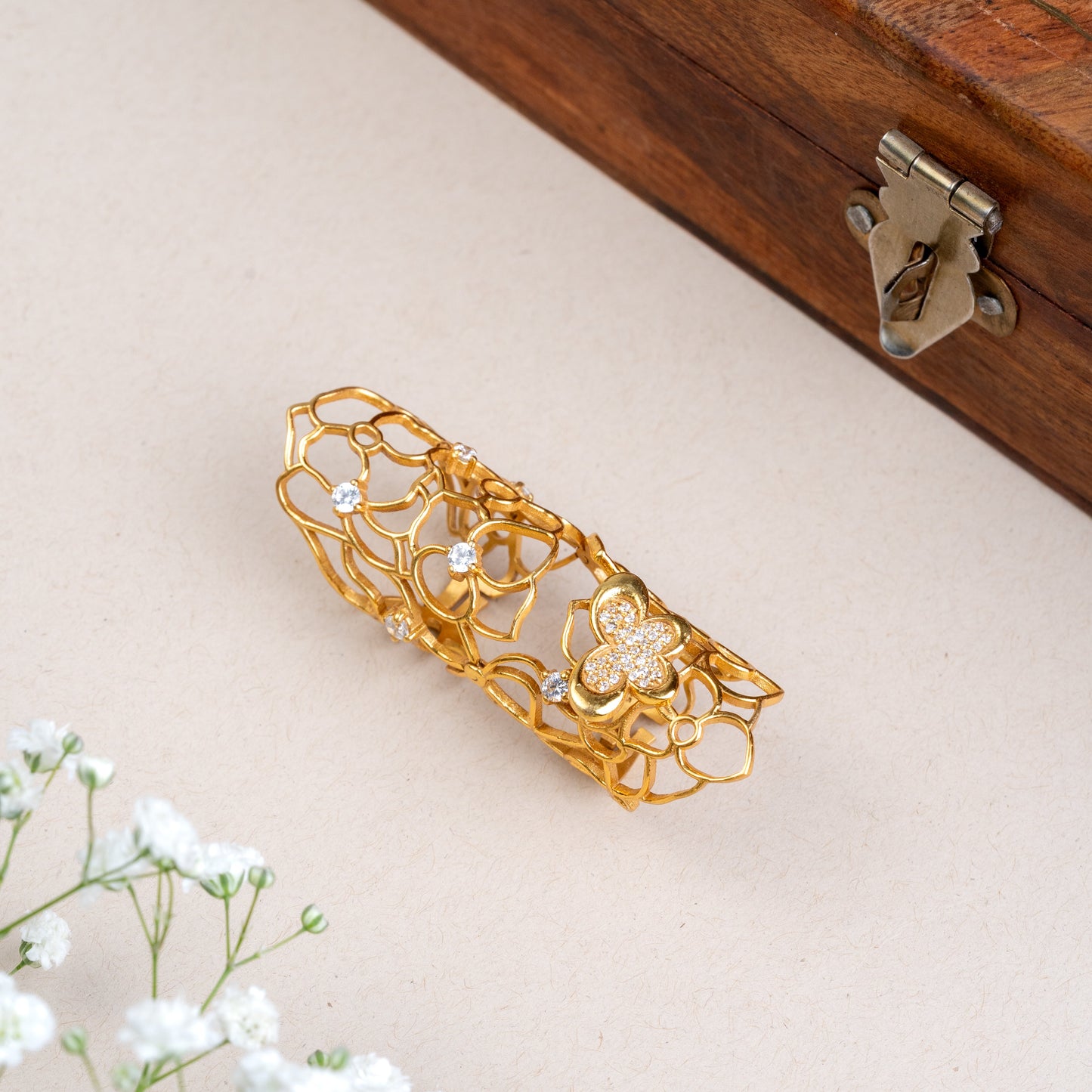 Butterfly Full Finger Ring