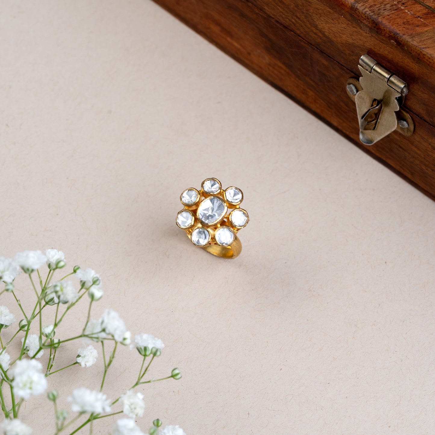 Rajsi Moissanite Ring