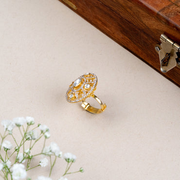 Himadri Moissanite Ring