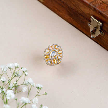 Himadri Moissanite Ring