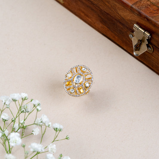 Himadri Moissanite Ring