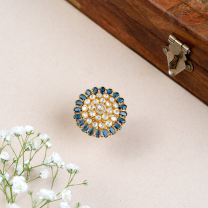 Ishita Moissanite Cocktail Ring