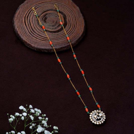 Nira Moissanite Pendant Chain