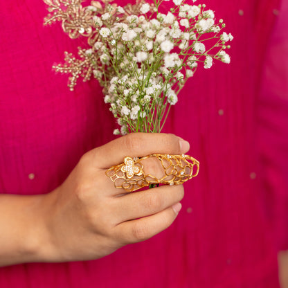 Butterfly Full Finger Ring