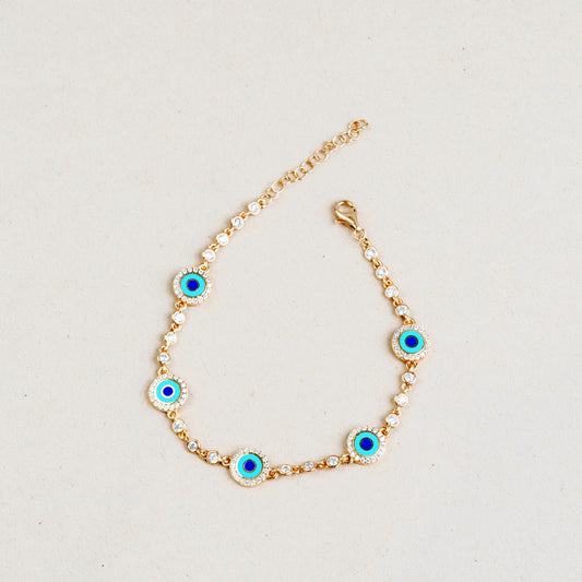 Evil Eye Glow Bracelet