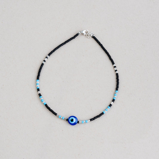 Evil Eye Single leg Anklet