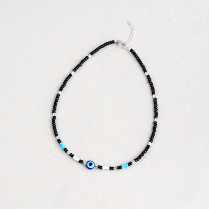 Evil Eye Single Leg Anklet
