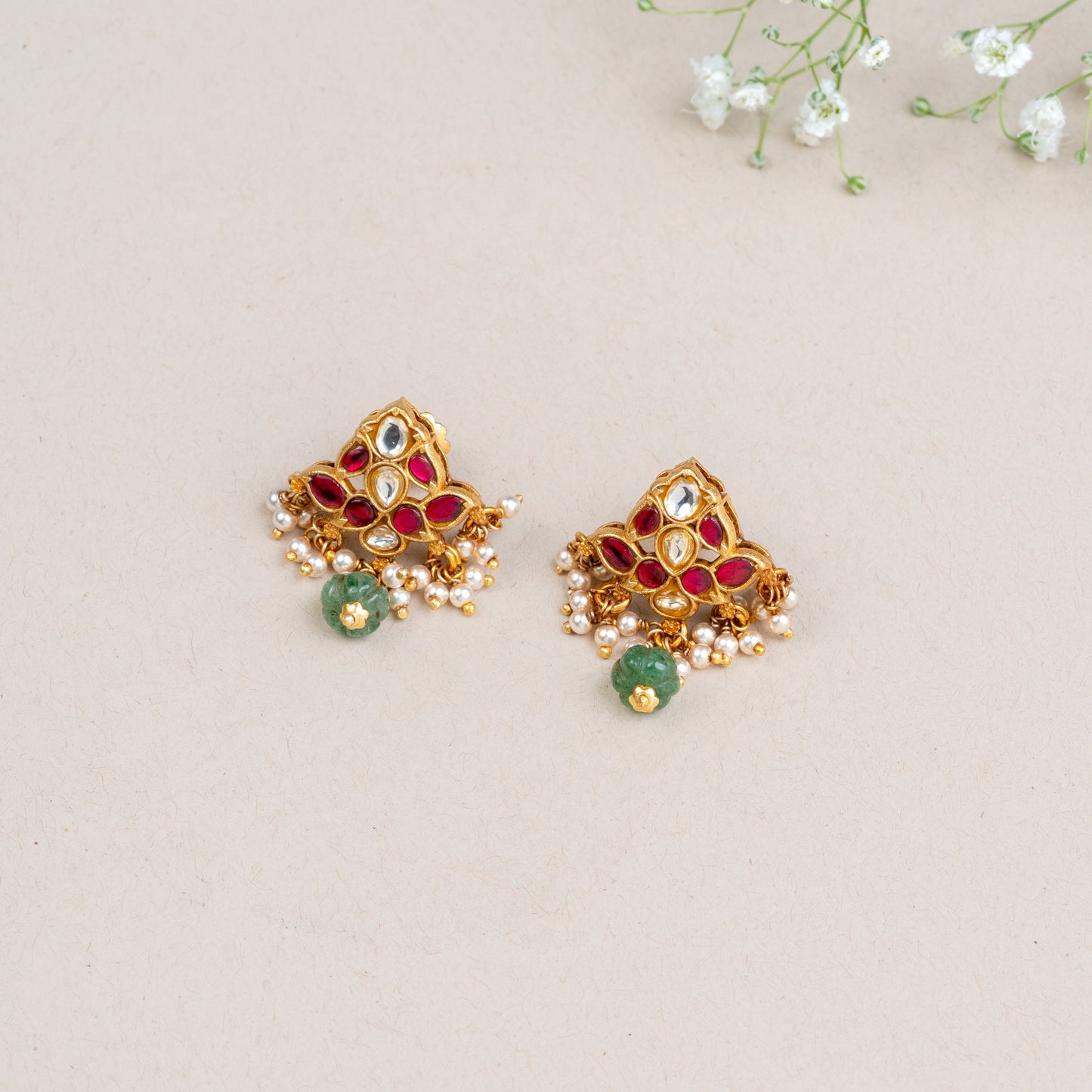 Noora Kundan Earrings
