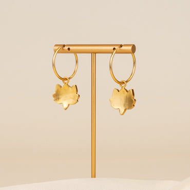 Padma Kundan Hoop Earrings