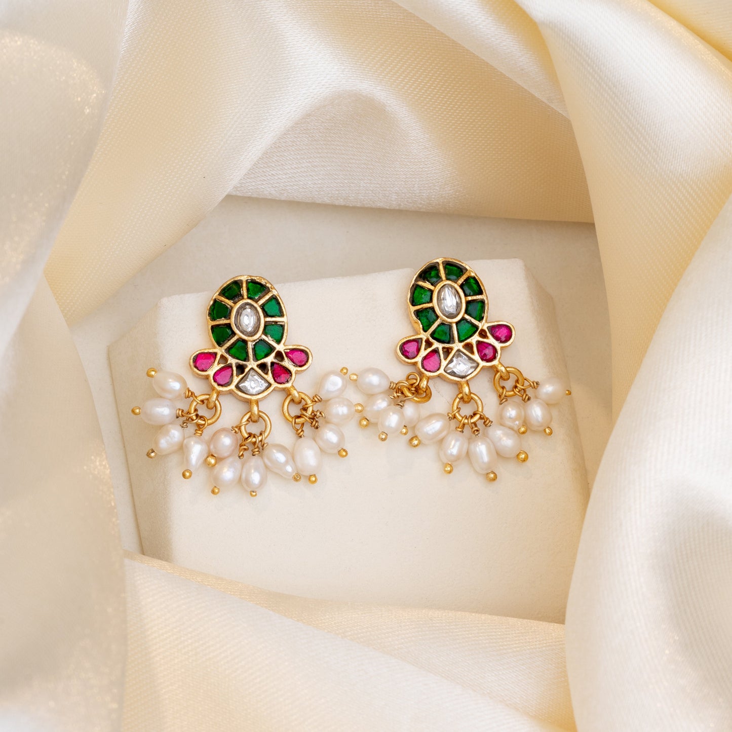 Chandrya Kundan Earrings