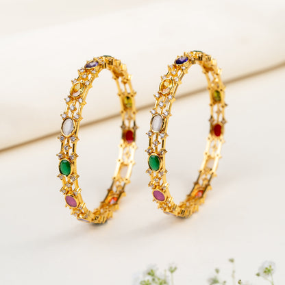Samhita Navratna Bangles