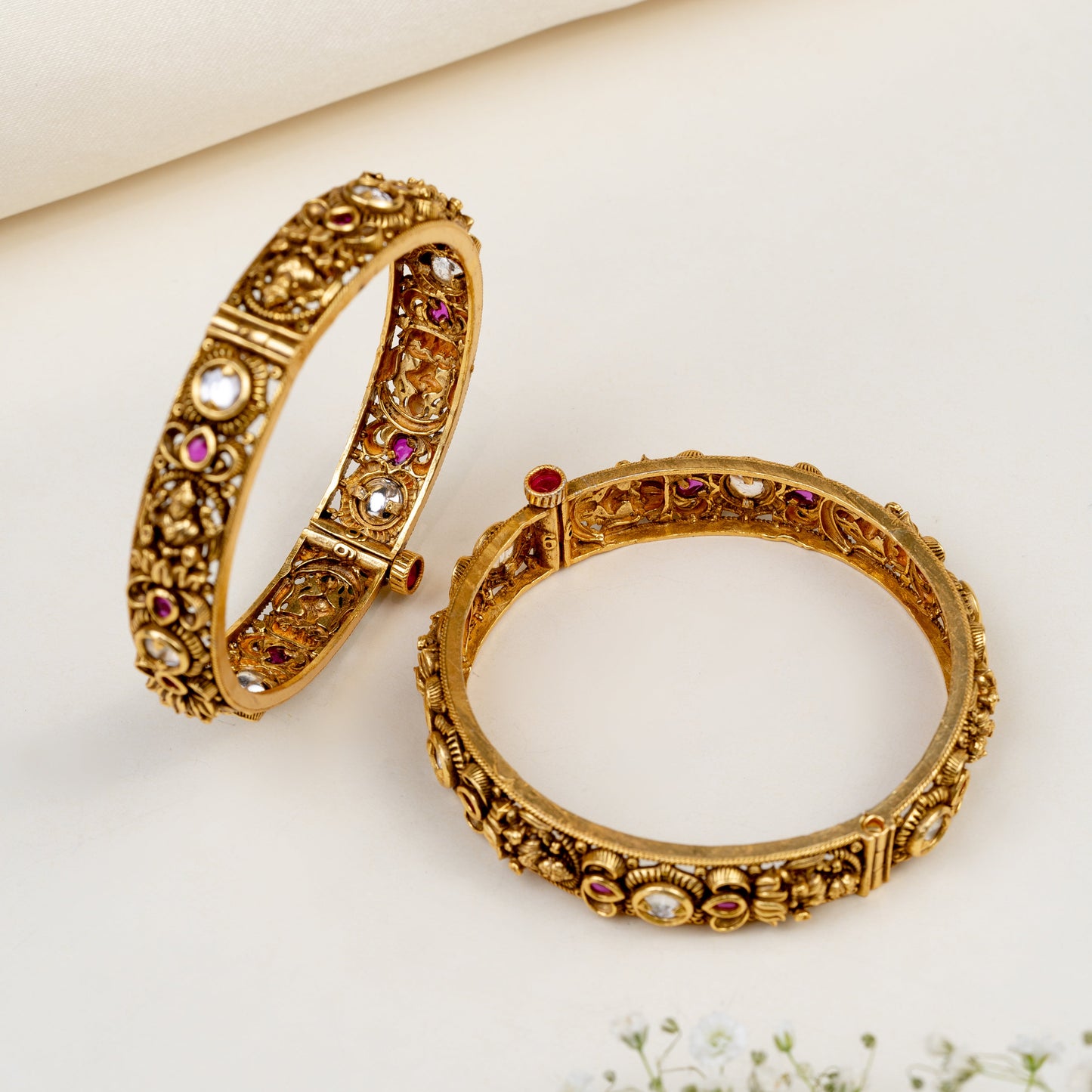 Chashvi Temple Bangles