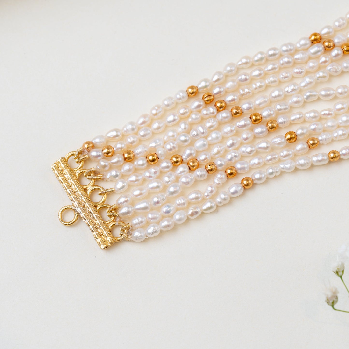 Anaya Kundan Pearl Choker