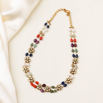 Ratnadeep Moissanite Beads Chain