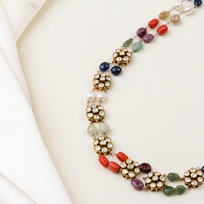 Ratnadeep Moissanite Beads Chain