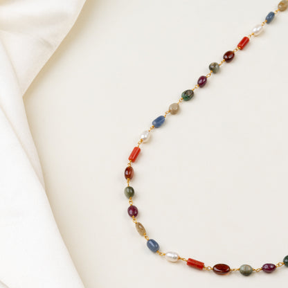 Navratna  Beads Chain