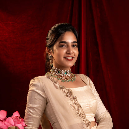 Raahi Victorian Necklace & Earrings Set