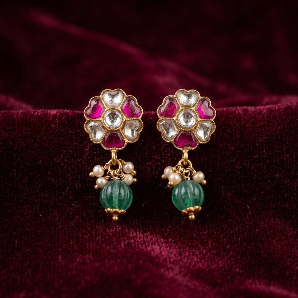 Iyavika Kundan Earrings
