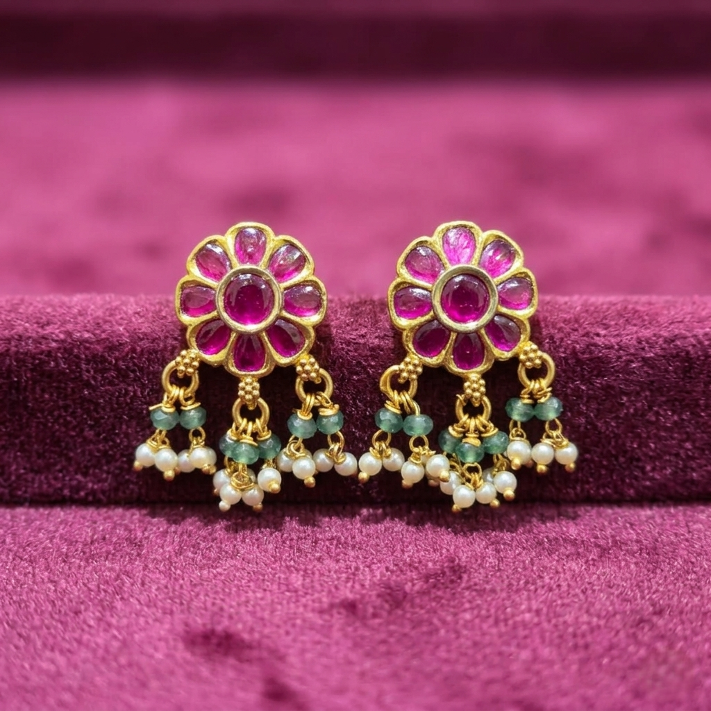 Tarakya Kundan Earrings