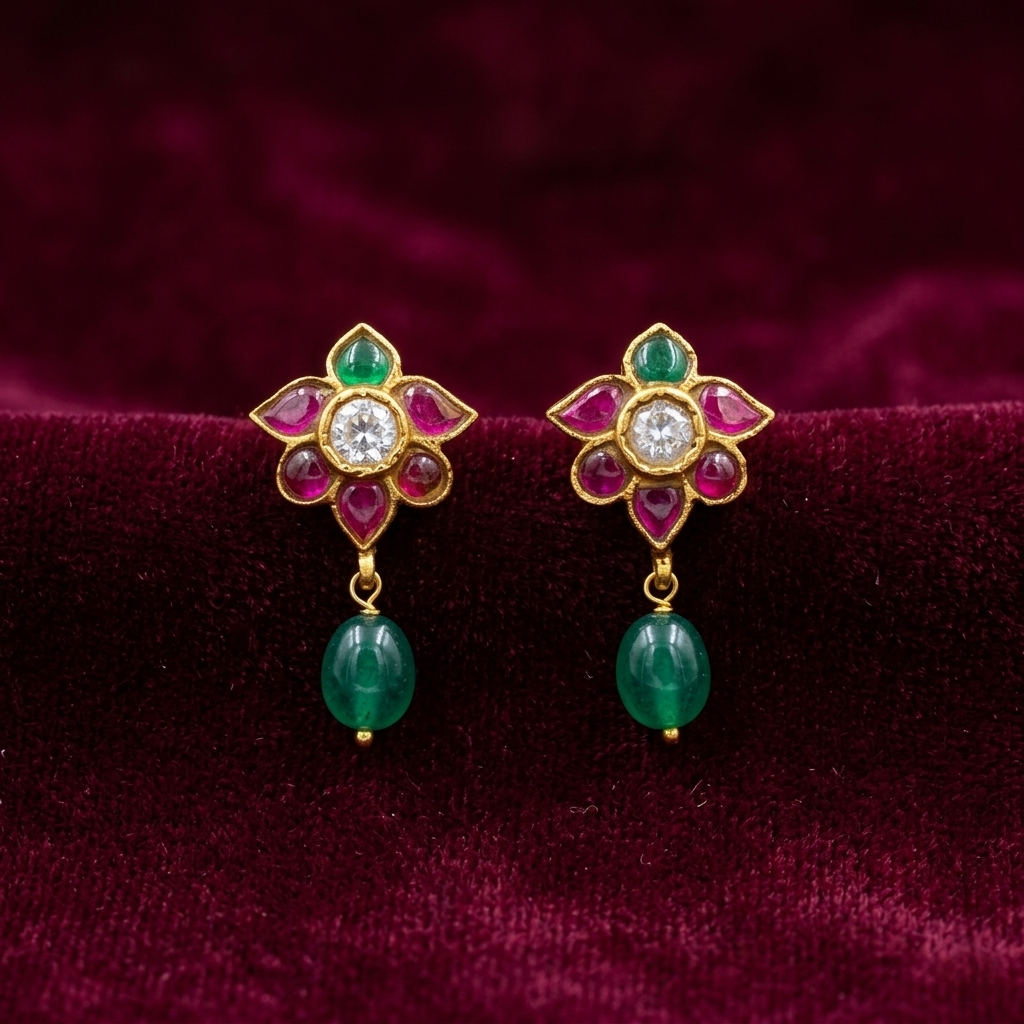 Harvya Kundan Earrings
