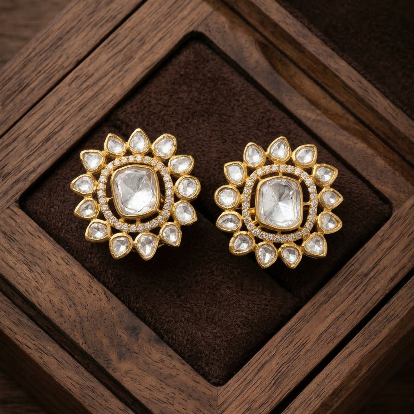 Vritraya Moissanite Earrings