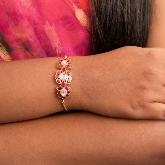 Pink Aura Slider Bracelet