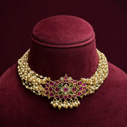 Rosy Radiance Choker