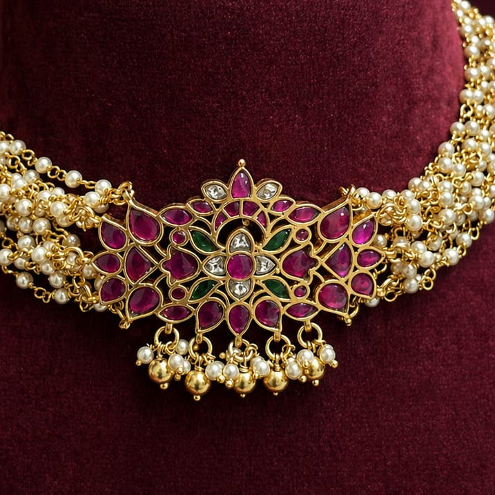 Rosy Radiance Choker