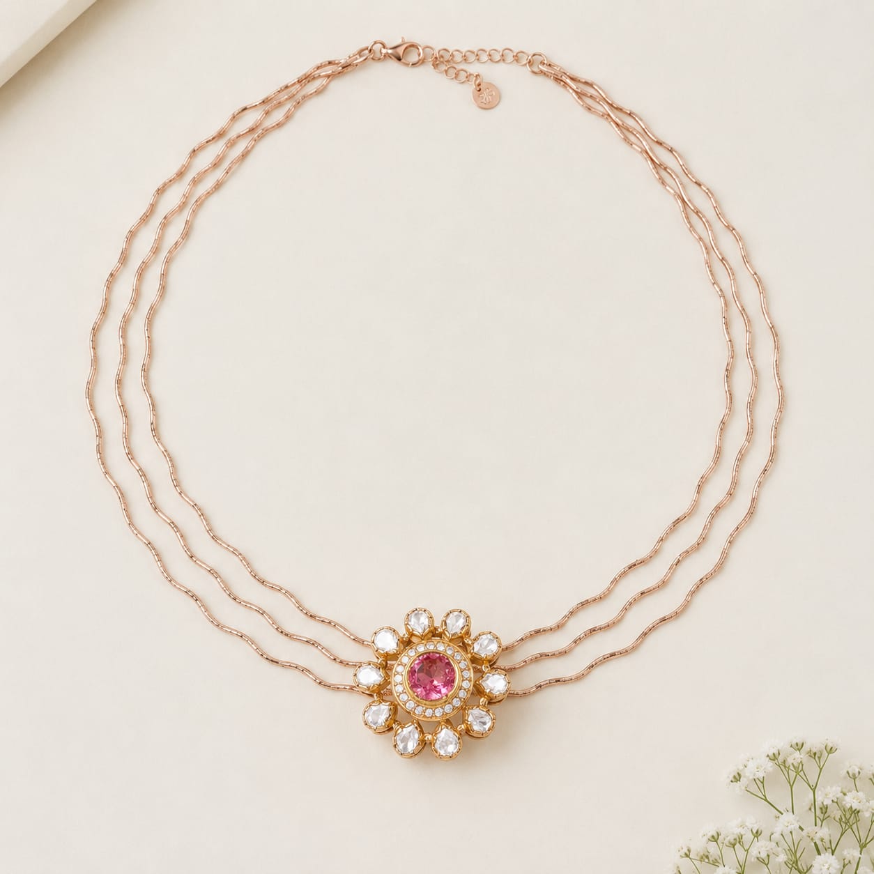 Runi Omega Chain with Pendant