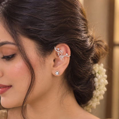 Petal Veil Earcuff