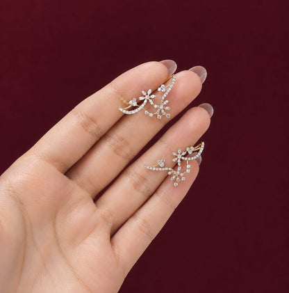 Petal Veil Earcuff