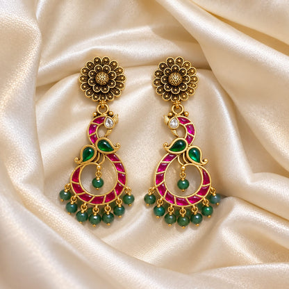 Shikha Kundan Earrings