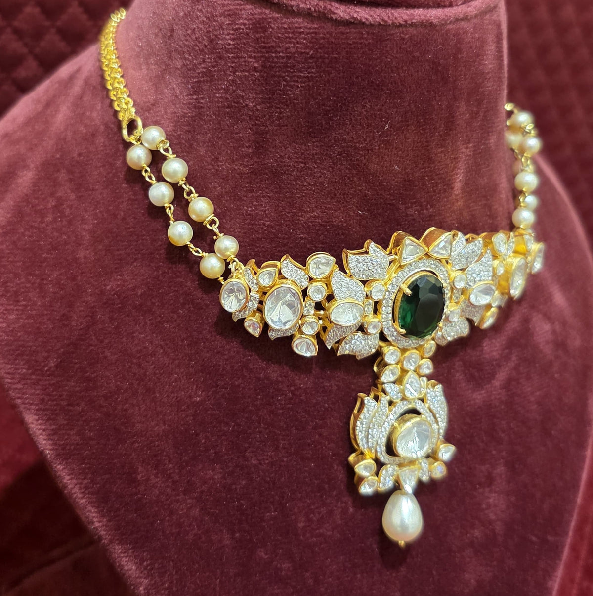 Navya Moissanite Necklace