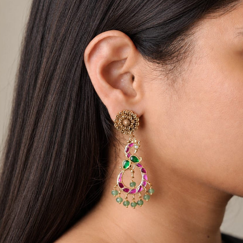 Shikha Kundan Earrings