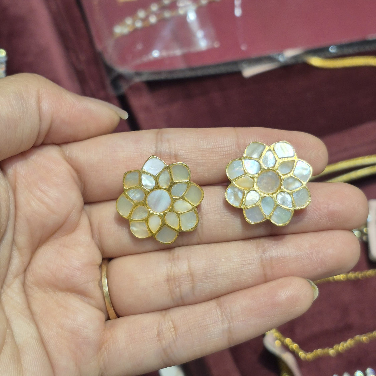 Somya MOP Earrings