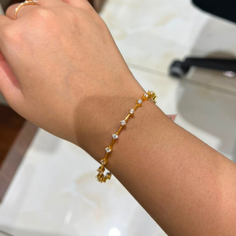 Lightweight Stone Bangle