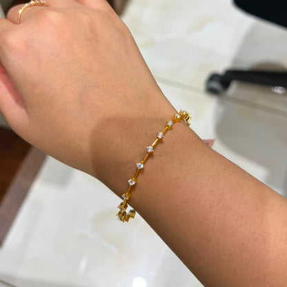 Lightweight Stone Bangle