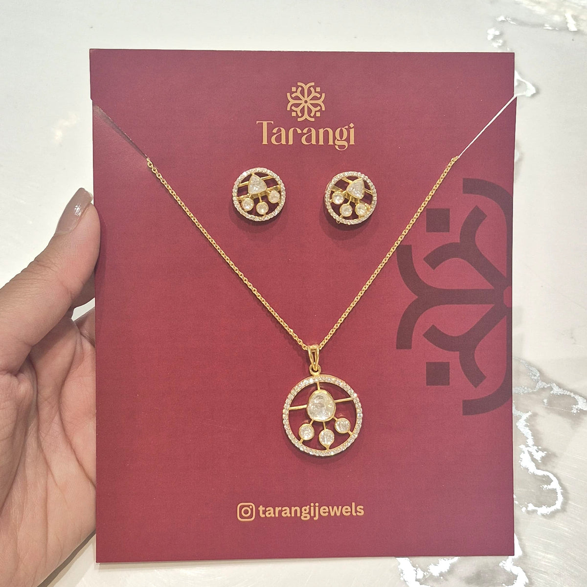 Dazzling Moissanite set