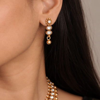 2 in 1 Reversible Multicolor necklace & Earrings set