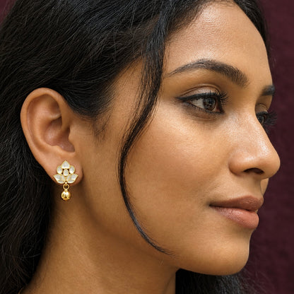 Nitya Petal MOP Earrings
