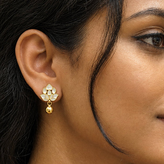 Nitya Petal MOP Earrings