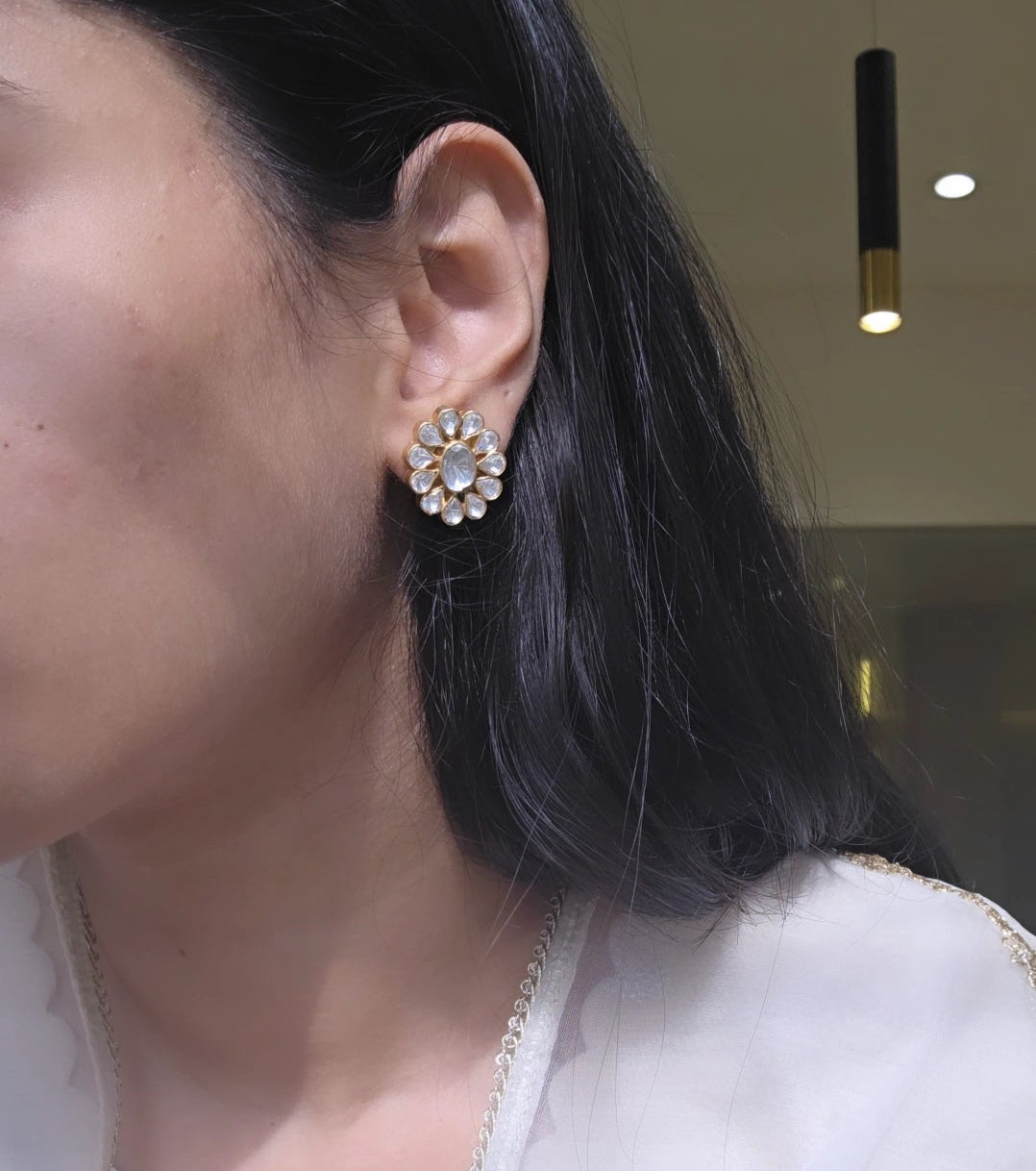 Qriya Moissanite Earrings
