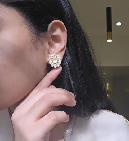 Qriya Moissanite Earrings